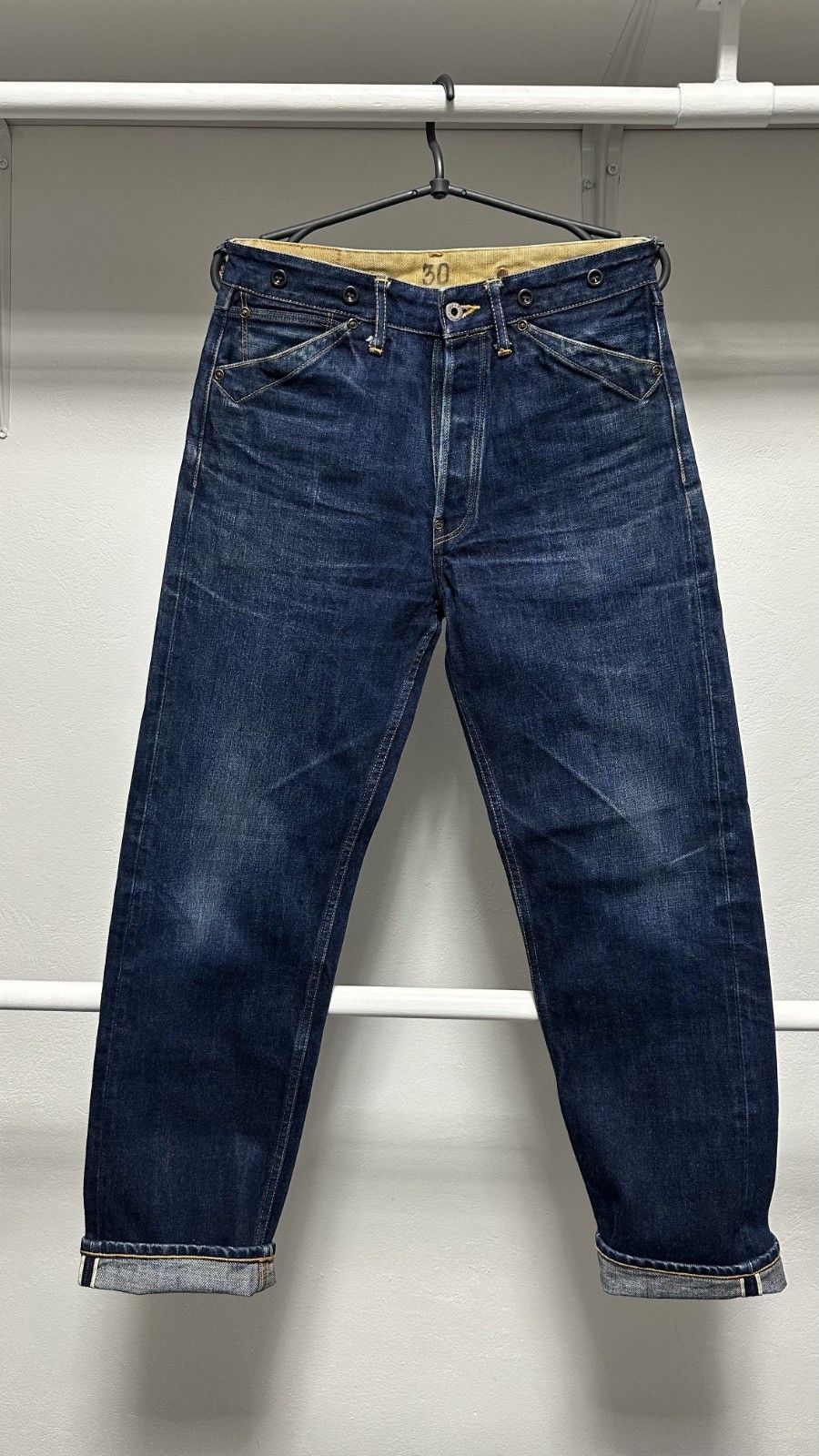 Other Red Tornado Blacksmith Buckle Back Jeans 16.5oz Raw Selvedge Size US 30 / EU 46 - 2 Thumbnail