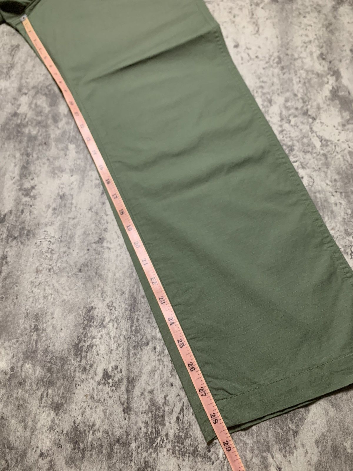 Orslow Japanese Olive Green Fatigue Rip Stop Lowrys Farm Size US 29 - 12 Thumbnail