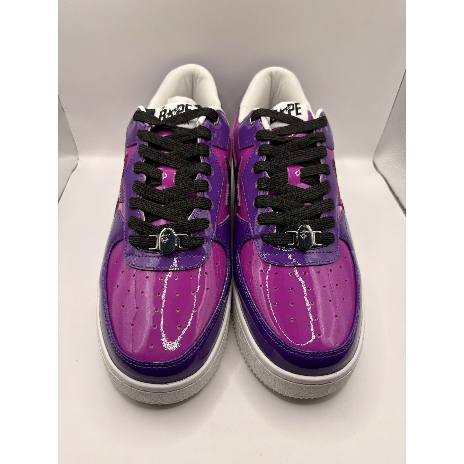Bape A BATHING APE BAPE PURPLE SNEAKERS 11M WITH BOX Size US 11 / EU 44 - 2 Thumbnail