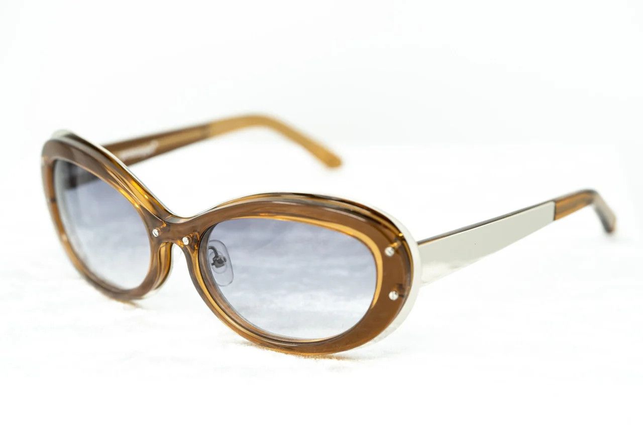 Yohji Yamamoto Yohji Yamamoto Sunglasses Cat Eye Brown Frame Size ONE SIZE - 11 Thumbnail