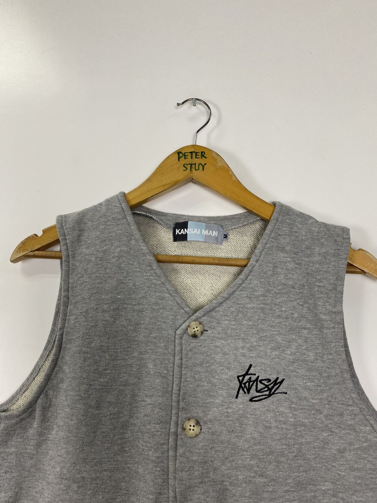 Designer × Kansai Yamamoto × Vintage Vintage Kansai Man sweat vest Size US M / EU 48-50 / 2 - 6 Thumbnail