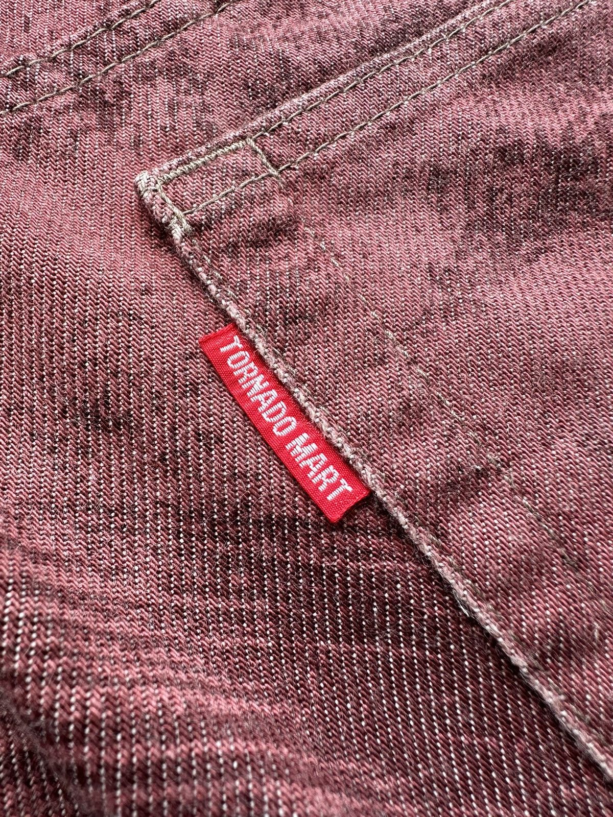 Tornado Mart 00’s Tornado Mart Japan trompe l’oeil denim archive Size US 31 - 11 Thumbnail