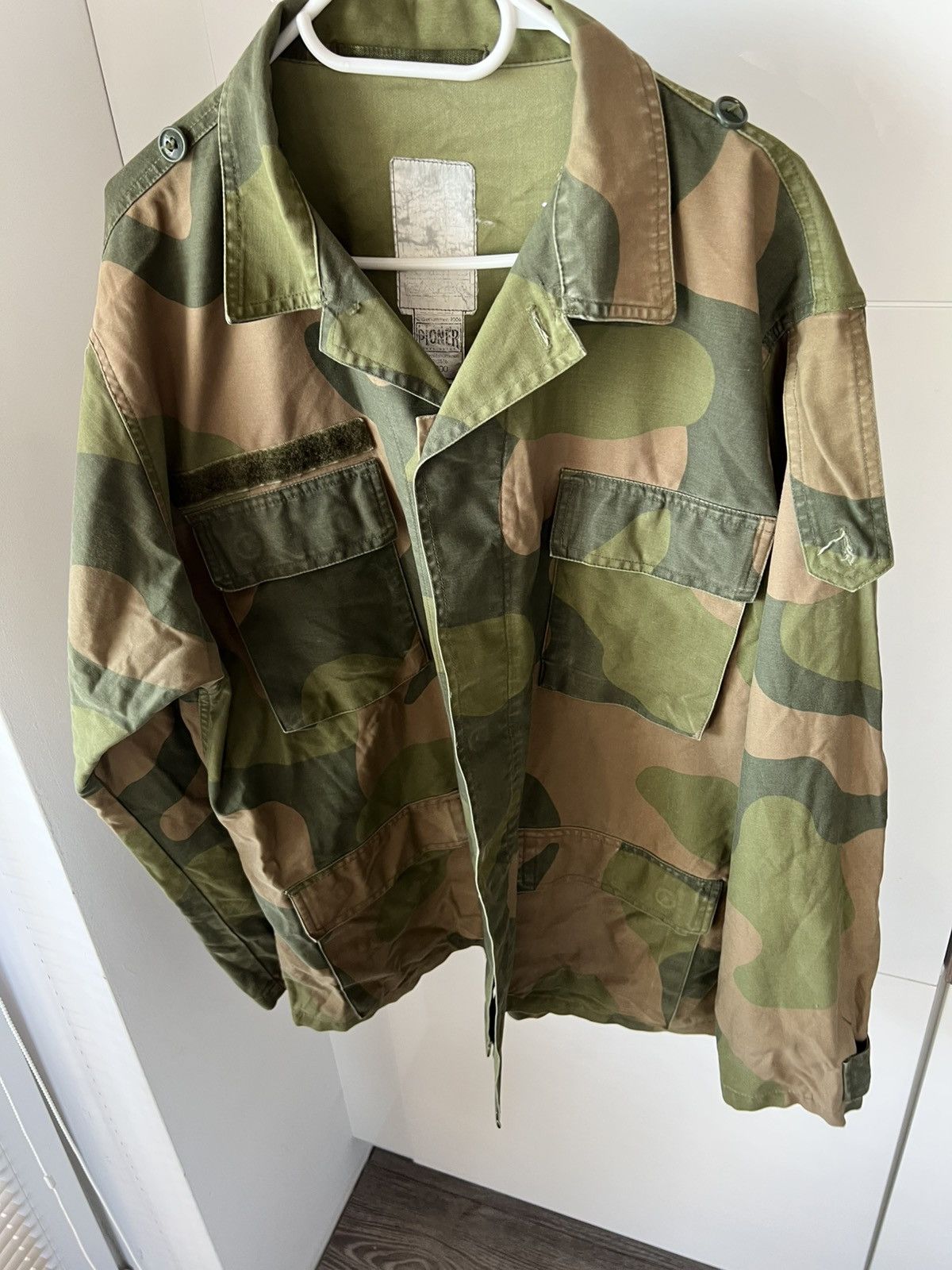 Vintage VINTAGE ‼️ Norwegian Camo NATO Army Tactical Jacket Size US M / EU 48-50 / 2 - 6 Thumbnail
