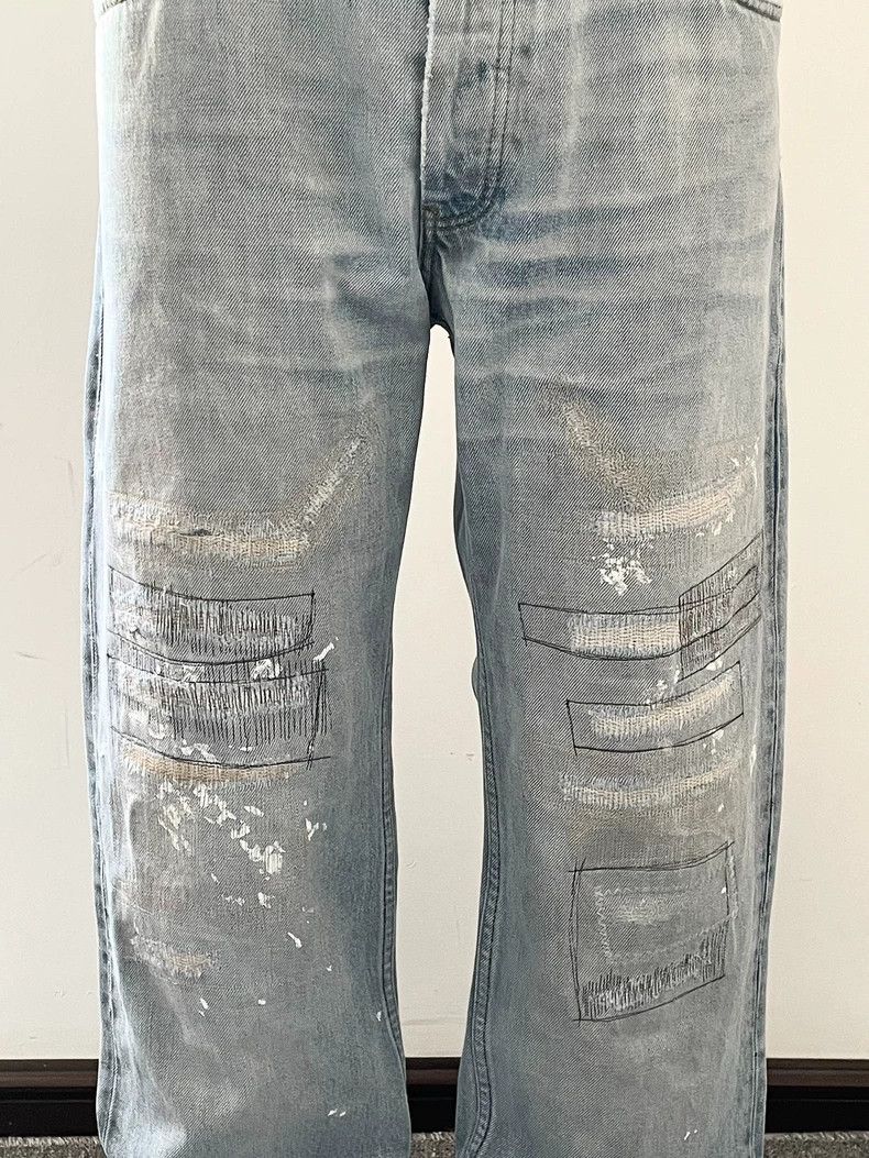 Helmut Lang HELMUT LANG Painted jeans Size US 36 / EU 52 - 3 Thumbnail