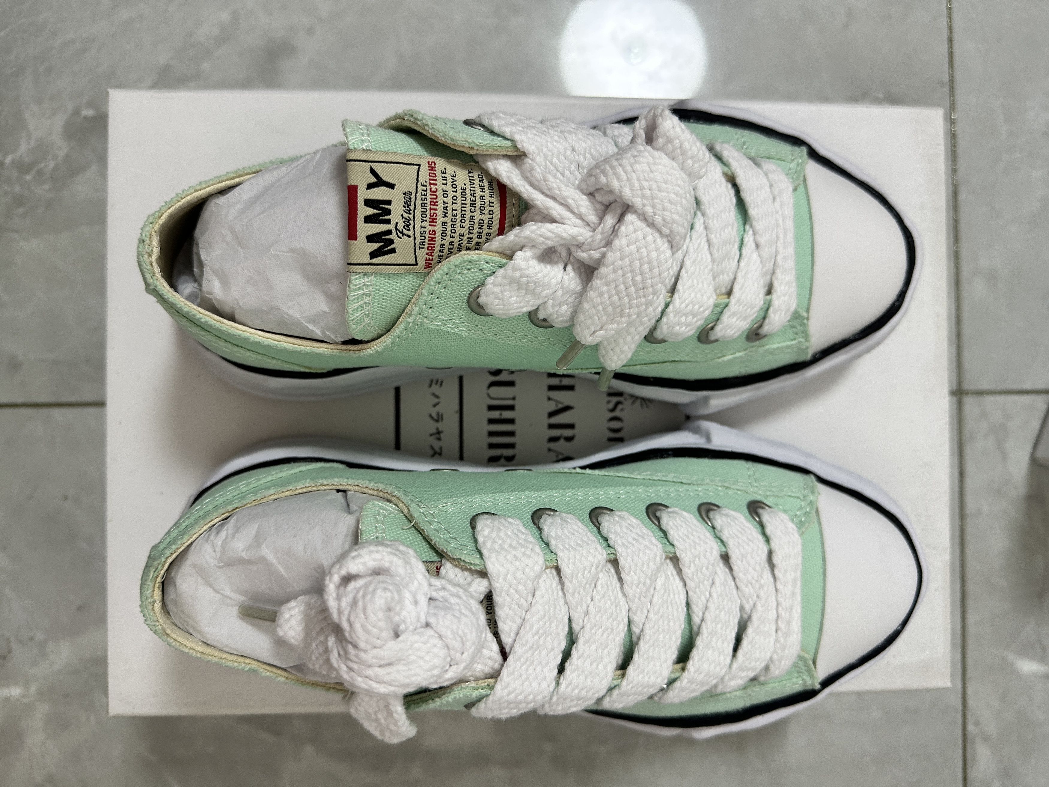 Maison MIHARA YASUHIRO Maison MIHARA YASUHIRO Low-top Sneakers in Light Blue Size US 6 / EU 39 - 1 Thumbnail