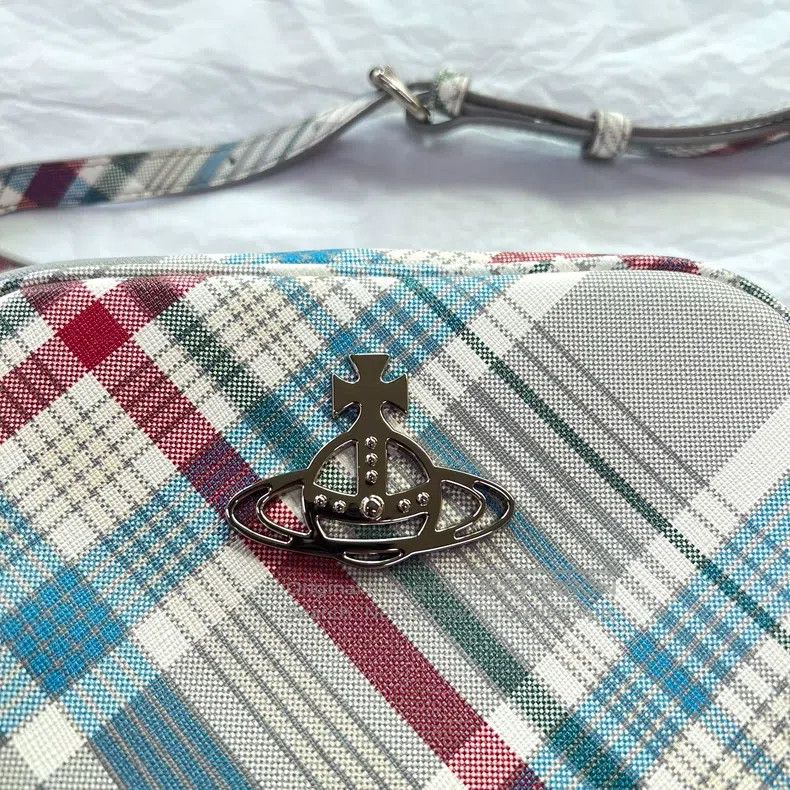Vivienne Westwood Vivienne Westwood size os Anna plaid camera bag crossbody b Size ONE SIZE - 4 Thumbnail