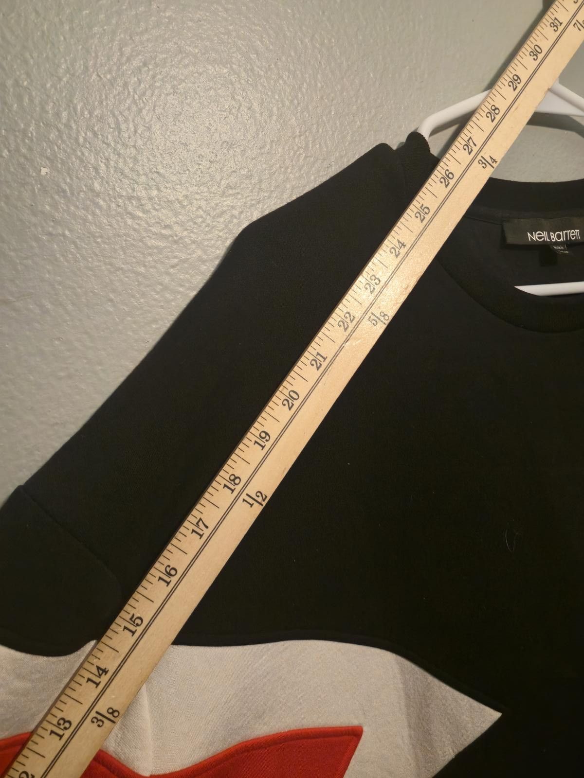 Neil Barrett Neil Barrett Color block Neoprene Sweatshirt Black Men's XS Size US XS / EU 42 / 0 - 6 Thumbnail
