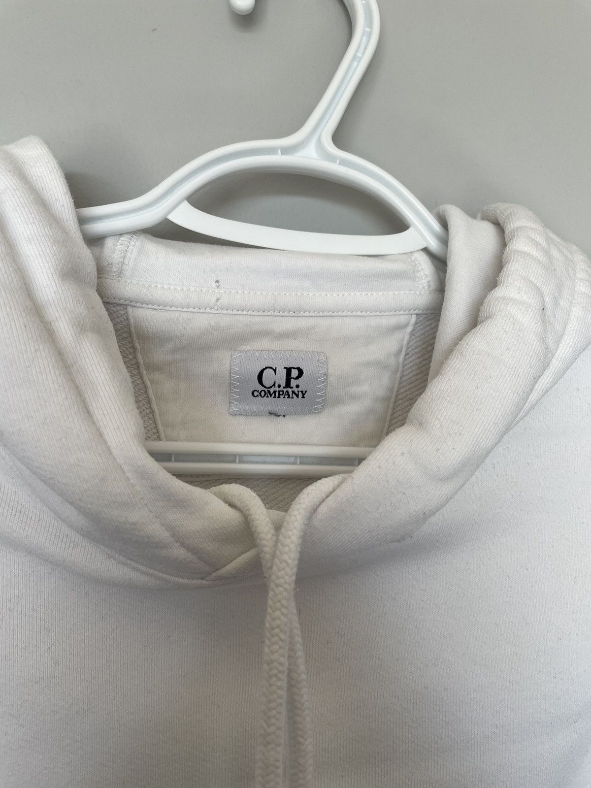 C.P. Company C.P. Company Diagonal Raised Hoodie White Size US XL / EU 56 / 4 - 4 Thumbnail