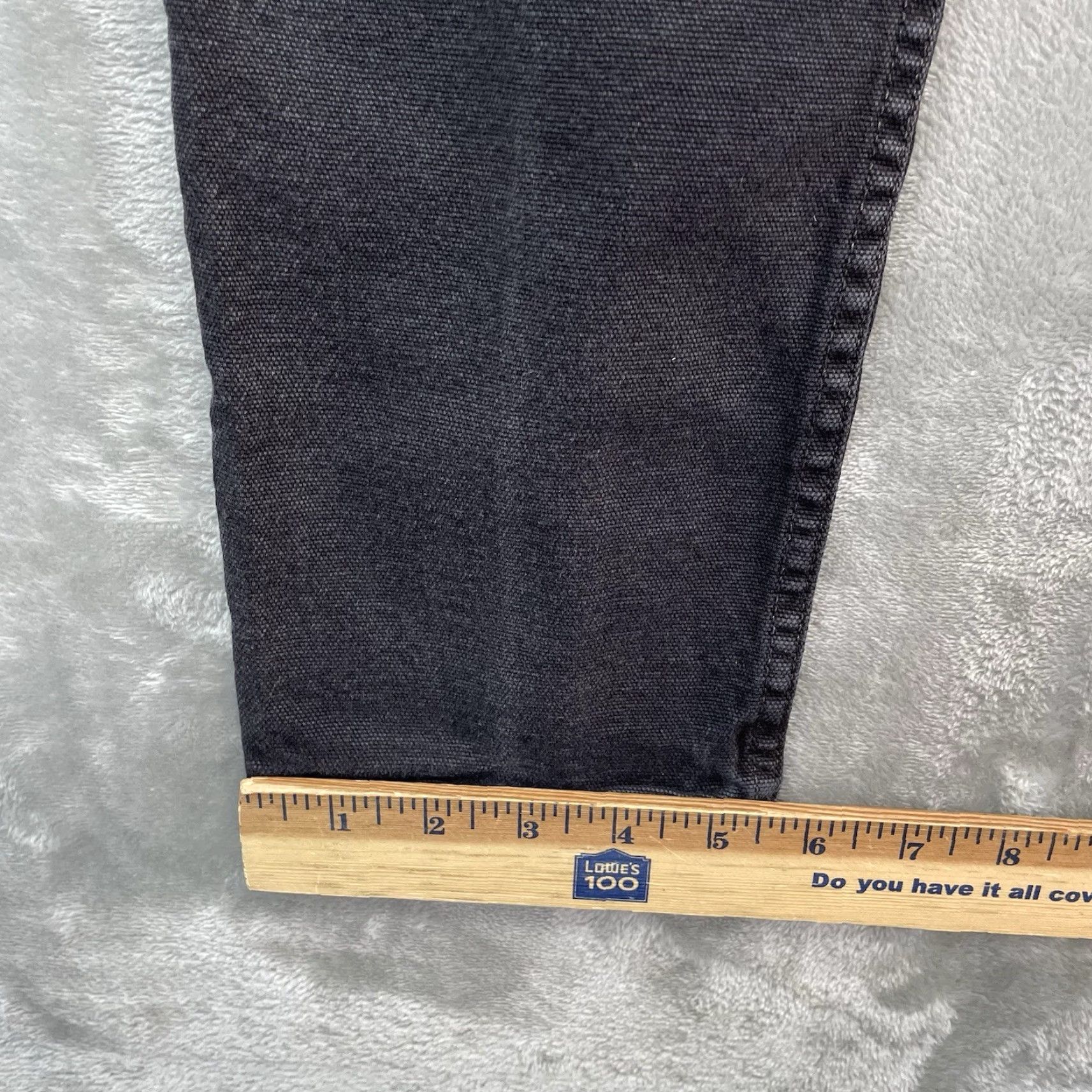 Vintage American Giant Jeans Mens 32x32 Black Roughneck Straight Canvas Stretch USA pant Size US 32 / EU 48 - 6 Thumbnail