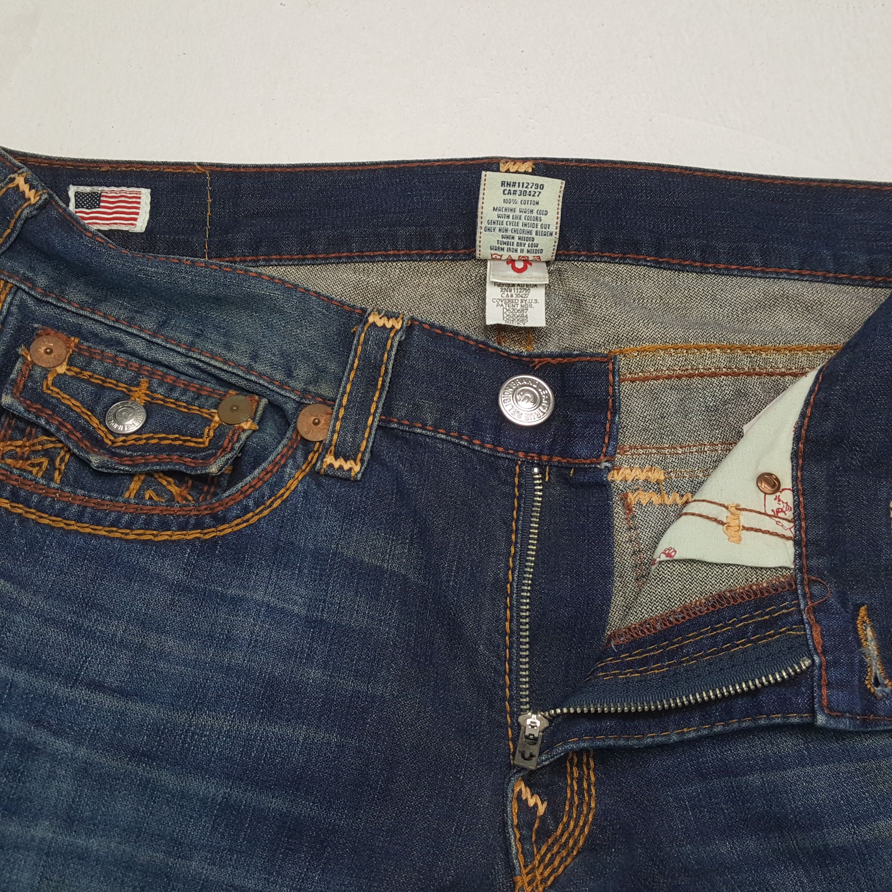 True Religion × Vintage TRUE RELIGION World Tour Streetwear Style Jeans Size US 37 - 13 Thumbnail