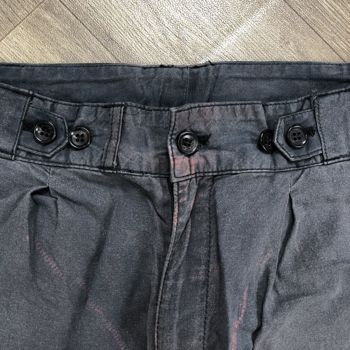 Comme des Garcons × Comme des Garcons Homme × Faded Glory 🇯🇵1980s Comme des Garcons Homme CDG Faded Trousers Work Pants Size US 26 / EU 42 - 9 Thumbnail