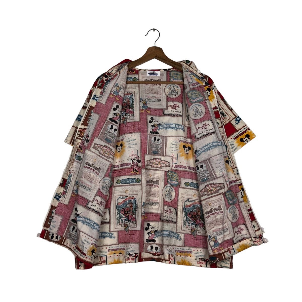 Cartoon Network 📌Short Sleeve Hoodie Jacket Tokyo Disneyland Overprint Size US M / EU 48-50 / 2 - 16 Thumbnail