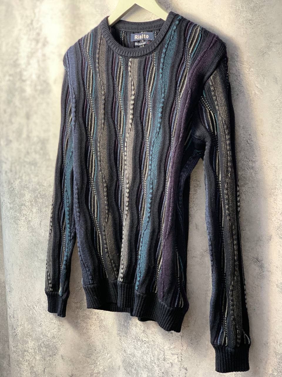 Coogi Rialto Italian Merino Blend Coogi Style Cable Knit Sweater Size L / US 10 / IT 46 - 1 Thumbnail