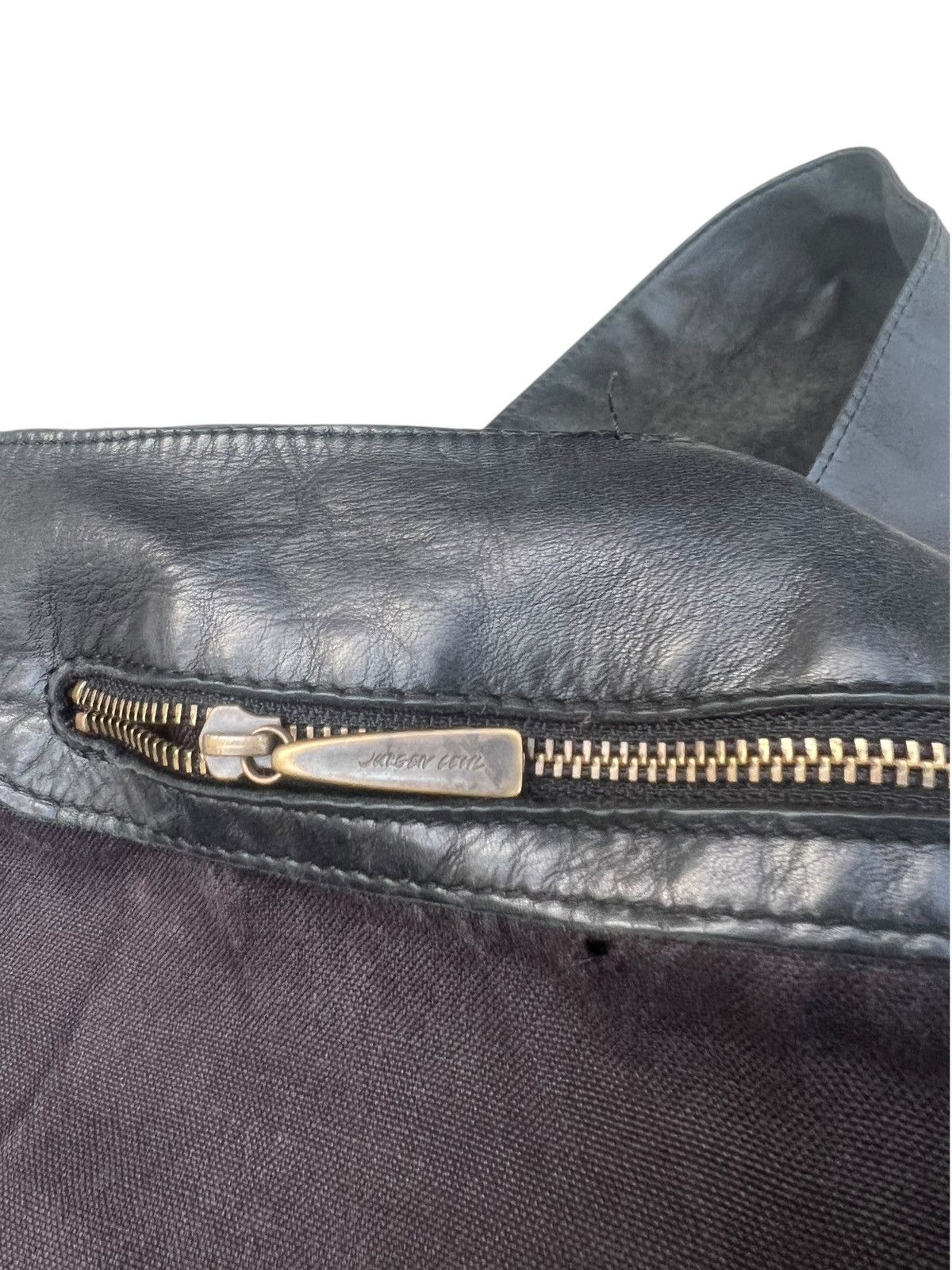 Leather Jurgen Lehl Japan Faded Patina Leather Asymmetrical Bag Size ONE SIZE - 13 Thumbnail