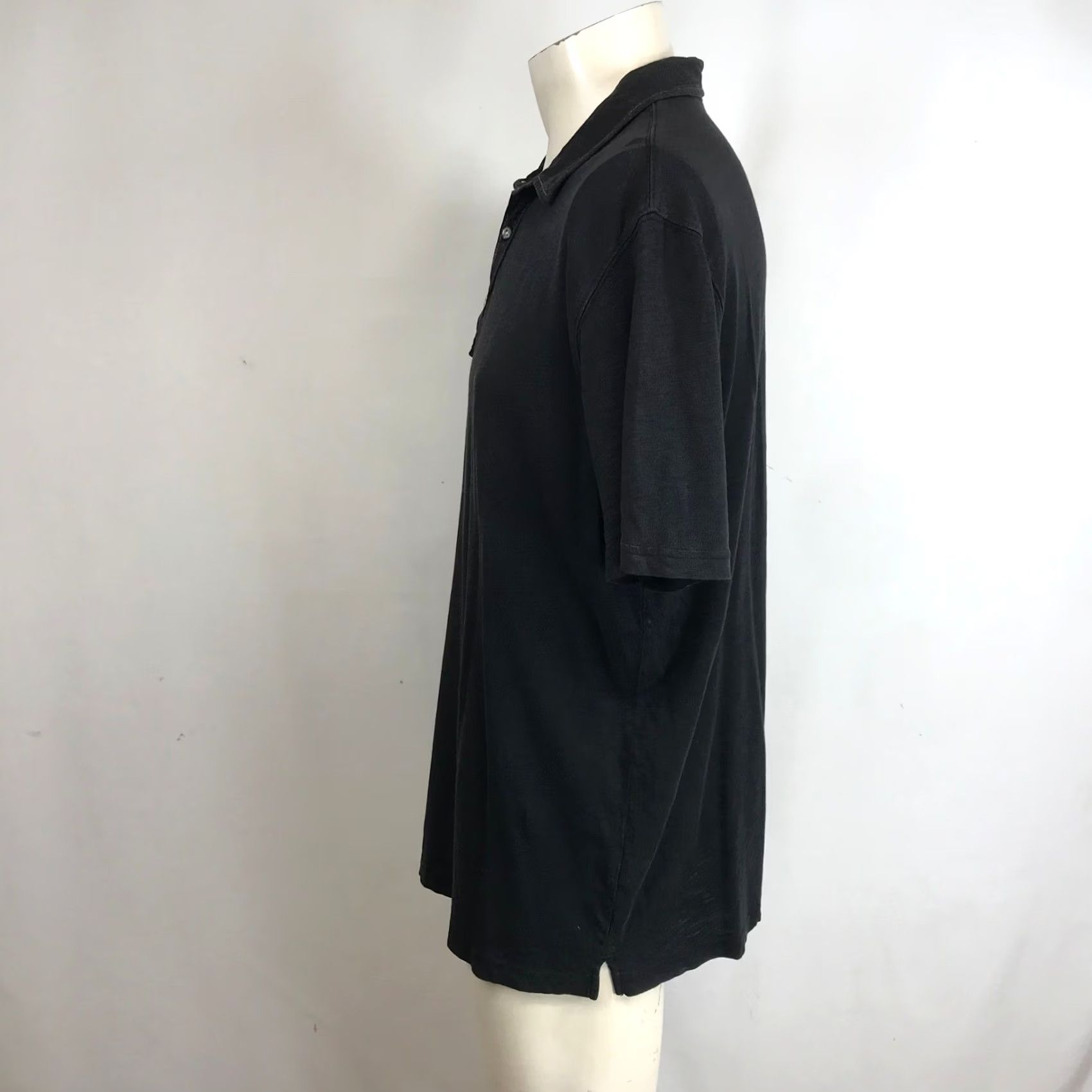 Vintage Robert Barakett Men's Black Short Sleeve Polo Shirt Size XL Button Neck Size US XL / EU 56 / 4 - 6 Thumbnail