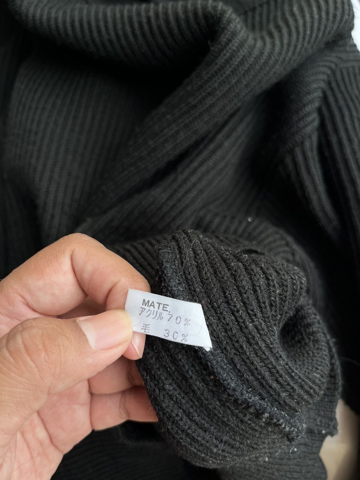 Marithe + Francois Girbaud Aw 82/83 black knitwear for japan Size US M / EU 48-50 / 2 - 10 Thumbnail
