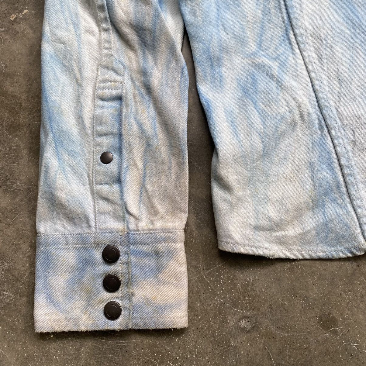 Tornado Mart 2000s Culture Custom Vkei Style Abstract Denim Jacket Size US M / EU 48-50 / 2 - 11 Thumbnail