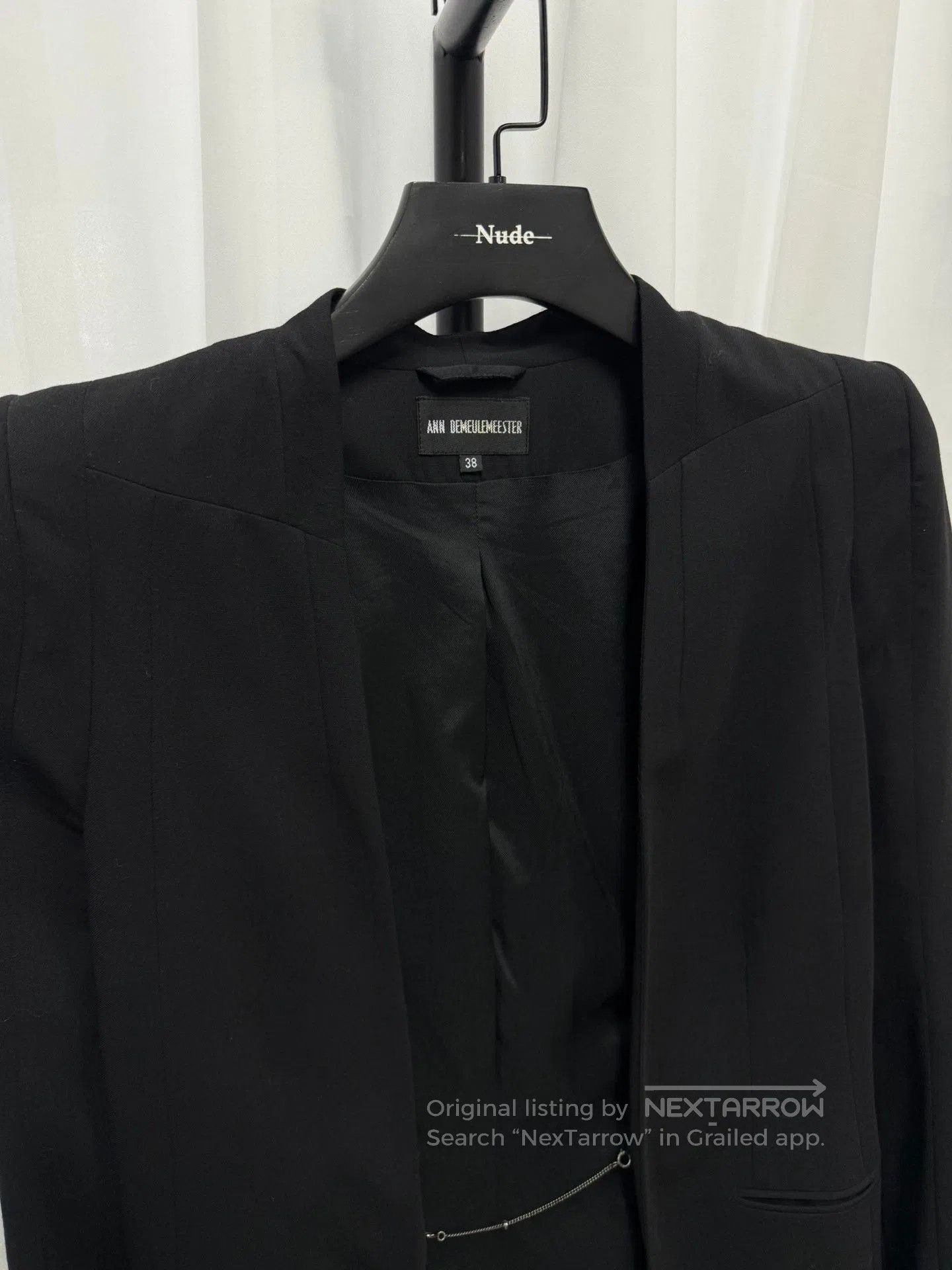 Ann Demeulemeester Ann Demeulemeester Pagoda Shoulder Blazer. Size S / US 4 / IT 40 - 6 Thumbnail
