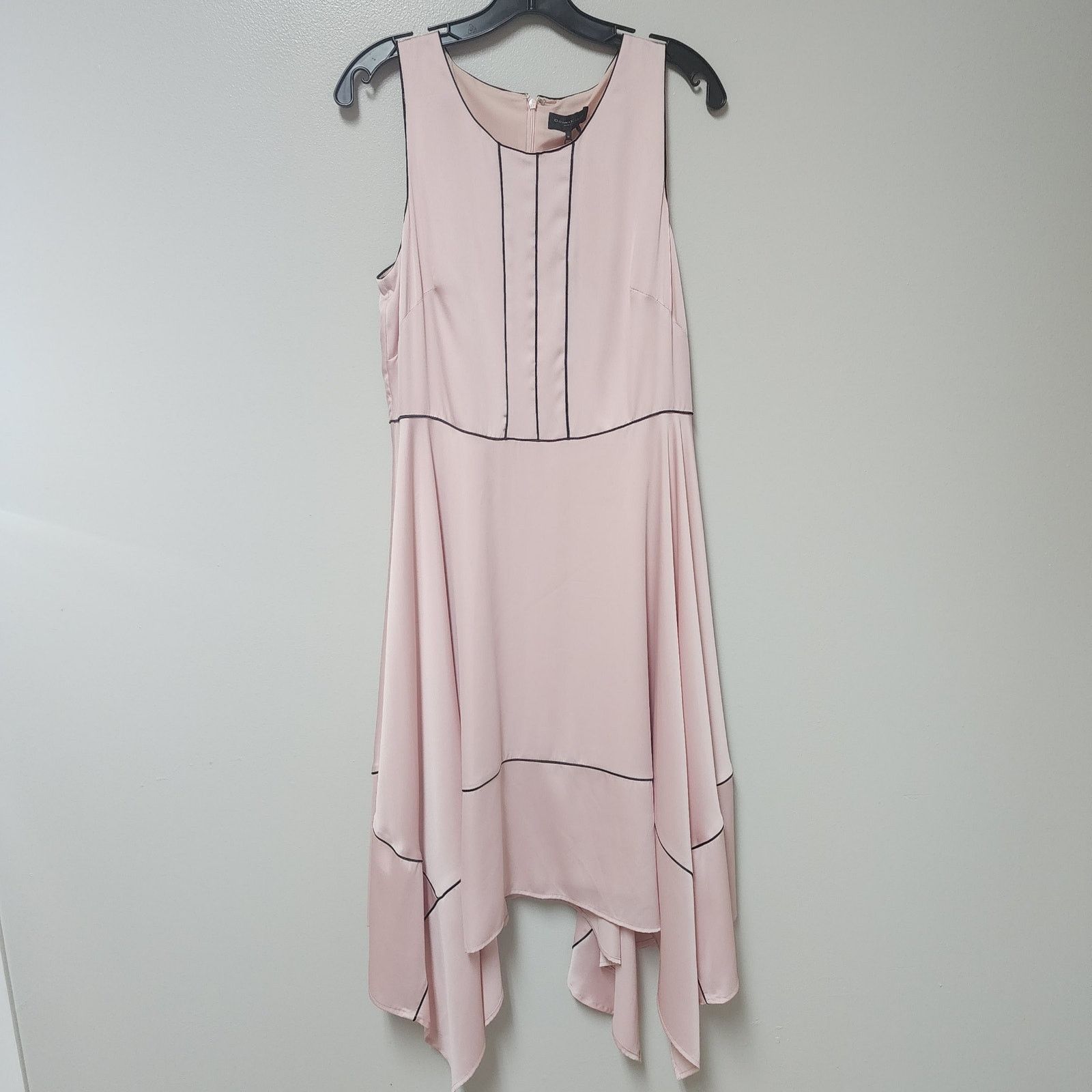 Donna Karan NWT! Donna Karan Dress Handkerchief Water Garden Pink Sz M Size M / US 6-8 / IT 42-44 - 1 Thumbnail