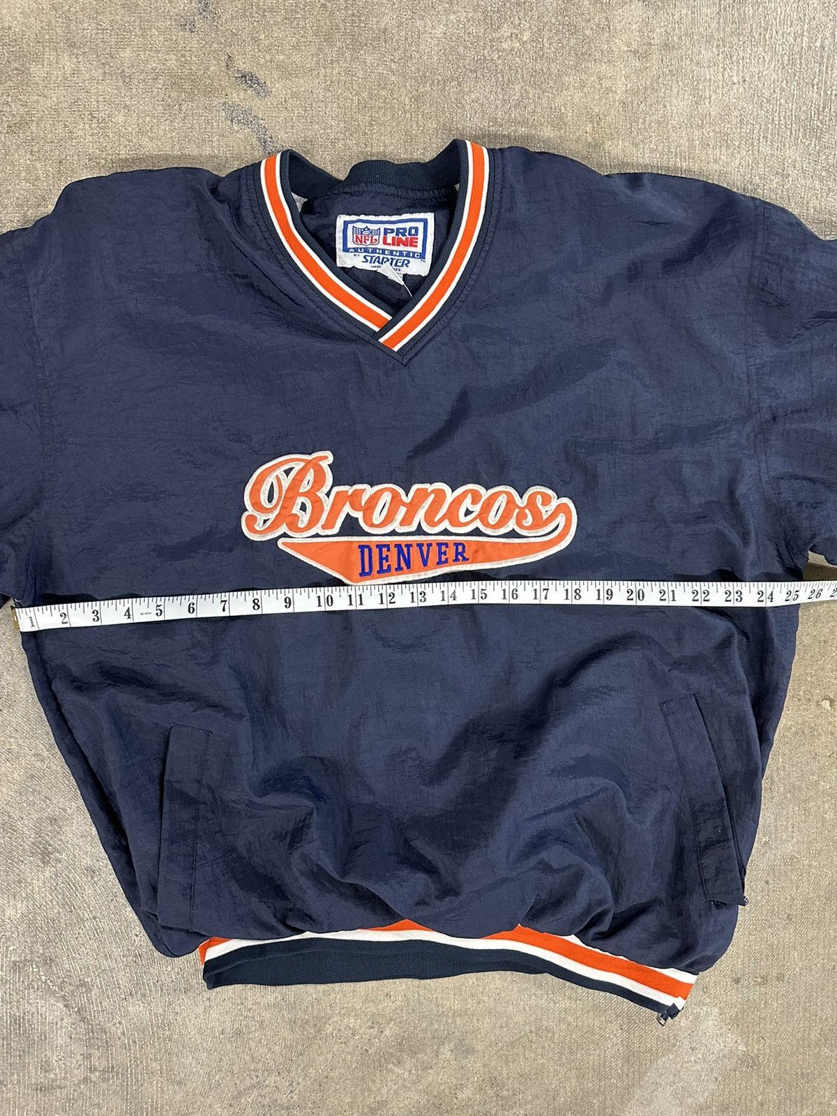 NFL × Starter × Vintage Vintage 90s Starter Denver Broncos Windbreaker Jacket Size US XL / EU 56 / 4 - 10 Thumbnail