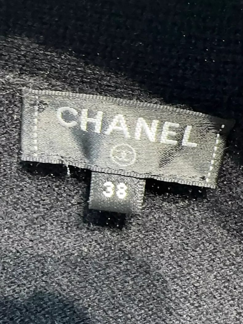 Chanel Chanel 21A Castle Series Black Wing Princess Sleeve Knitte Size XS / US 0-2 / IT 36-38 - 6 Thumbnail