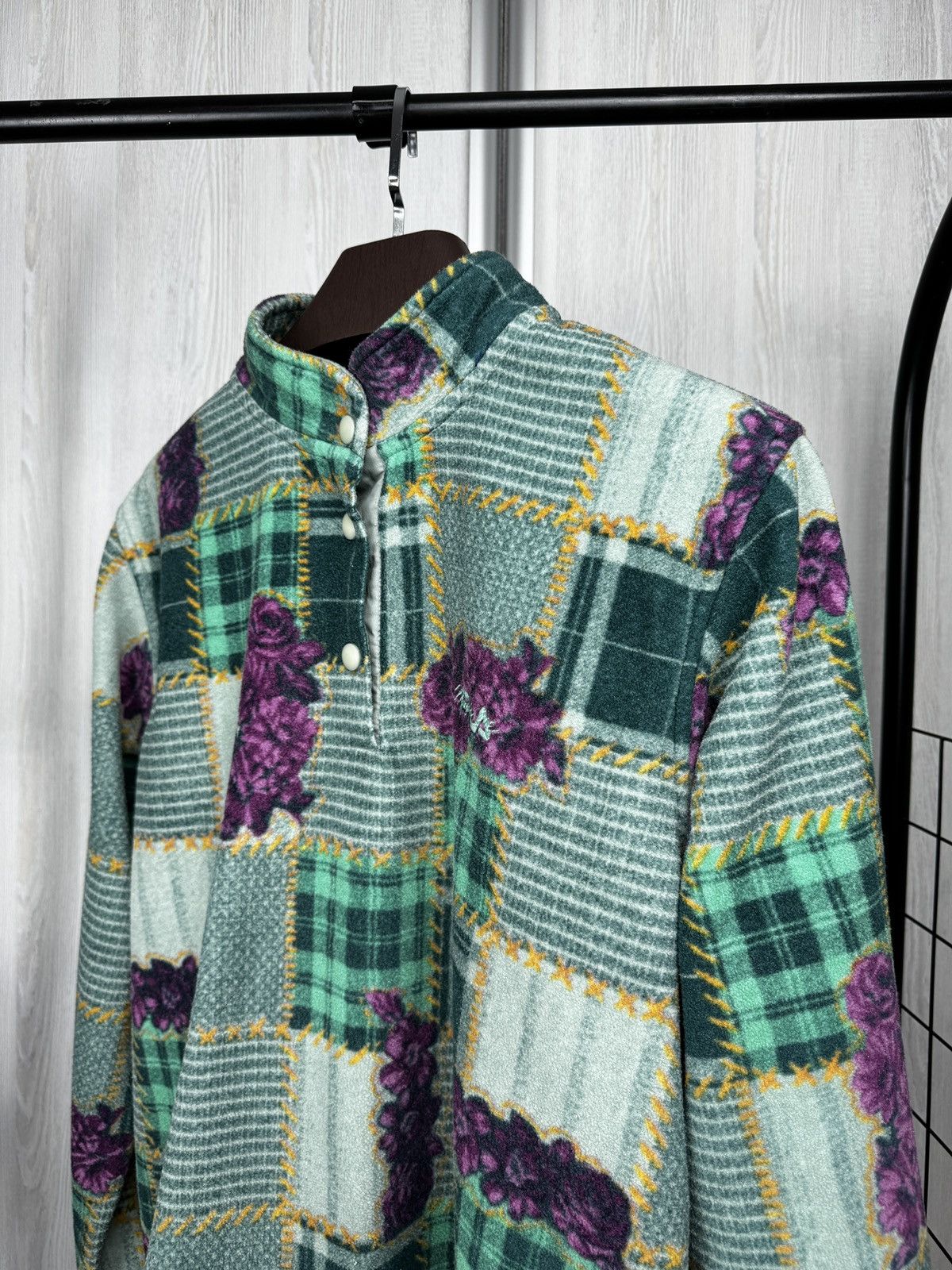 Fila Vintage 90s Fila patchwork logo half-button Snap-T oversized Size XL / US 12-14 / IT 48-50 - 5 Thumbnail