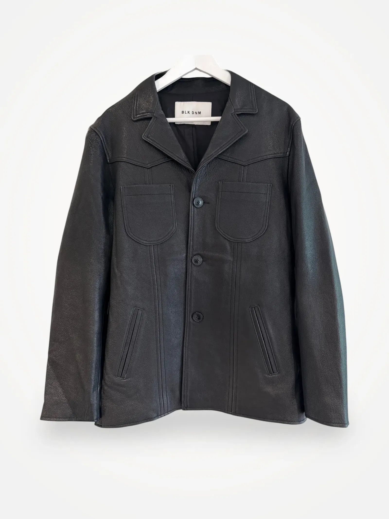 Blk Dnm Blk Dnm Leather Jacket 76 Leather Jacket Size M / US 6-8 / IT 42-44 - 1 Thumbnail