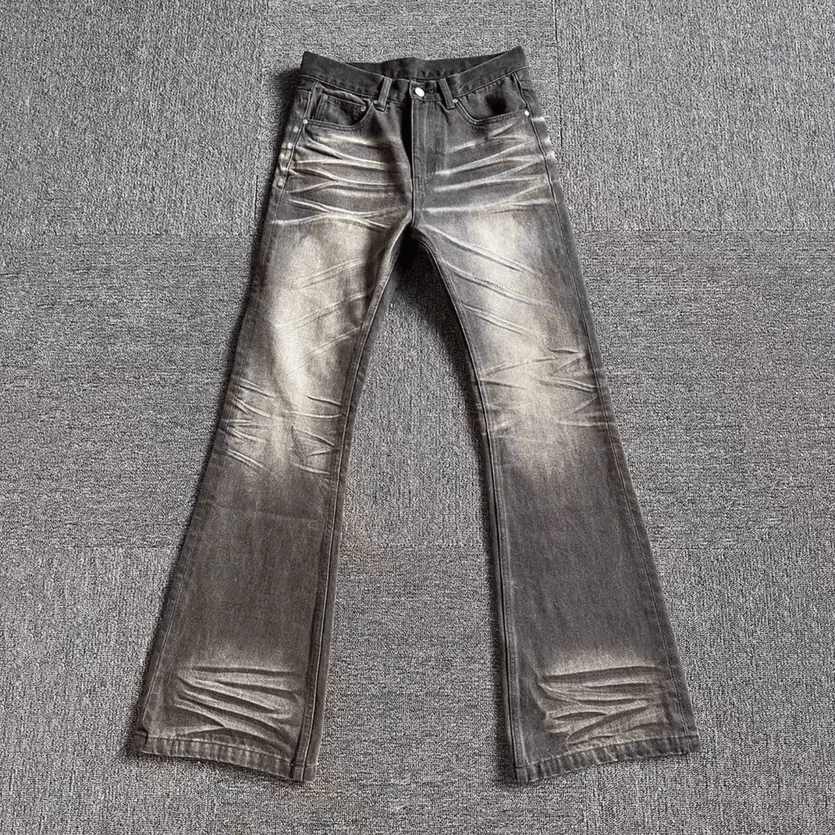 Japanese Brand × Vintage Vintage Street Rock Y2K Micro Flare Jeans Size US 34 / EU 50 - 1 Thumbnail