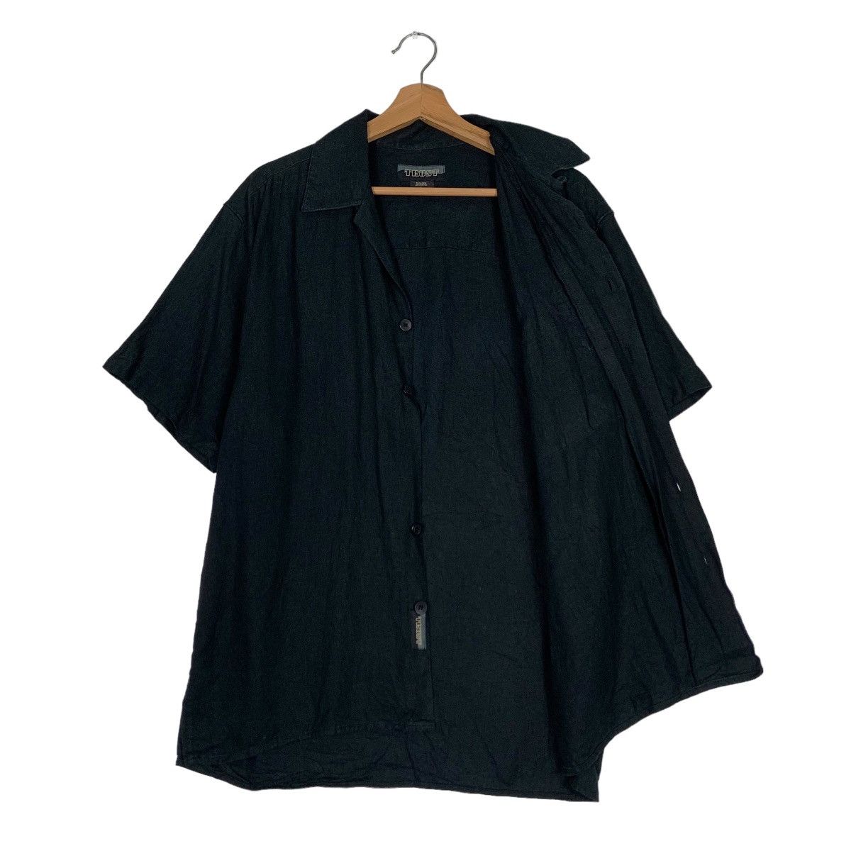 Vintage TRUST Linen Rayon Short Sleeve Button Shirt #0508-C23 Size US S / EU 44-46 / 1 - 9 Thumbnail