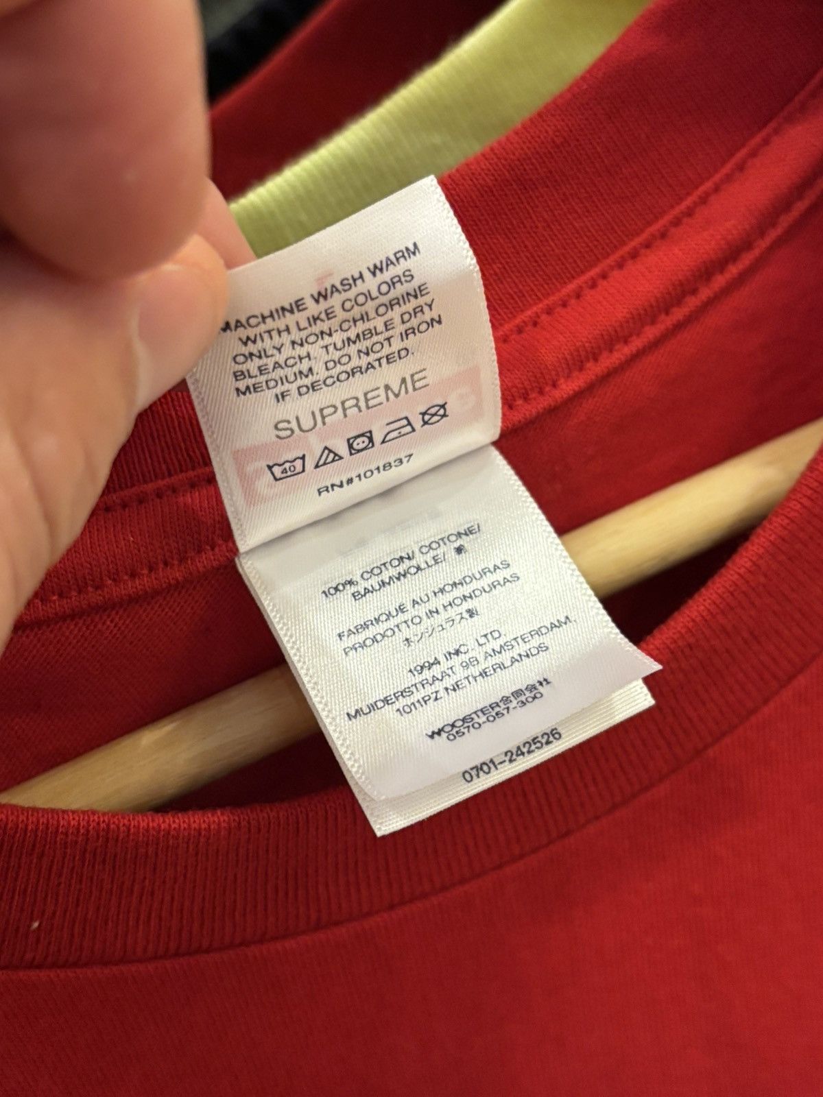 Supreme Supreme Playboi Carti Tee - Red Size US L / EU 52-54 / 3 - 4 Thumbnail