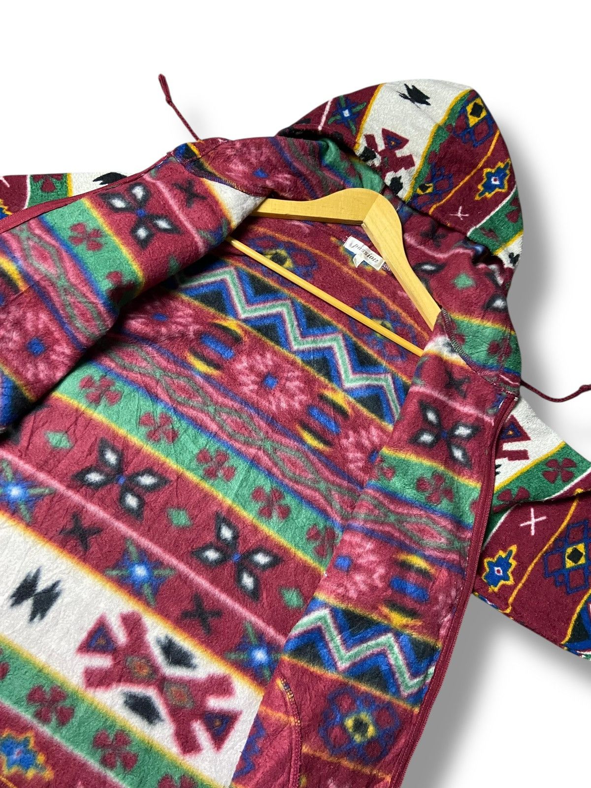 Japanese Brand Passion Brand Native Design Fleece Jacket (145) Size US M / EU 48-50 / 2 - 5 Thumbnail