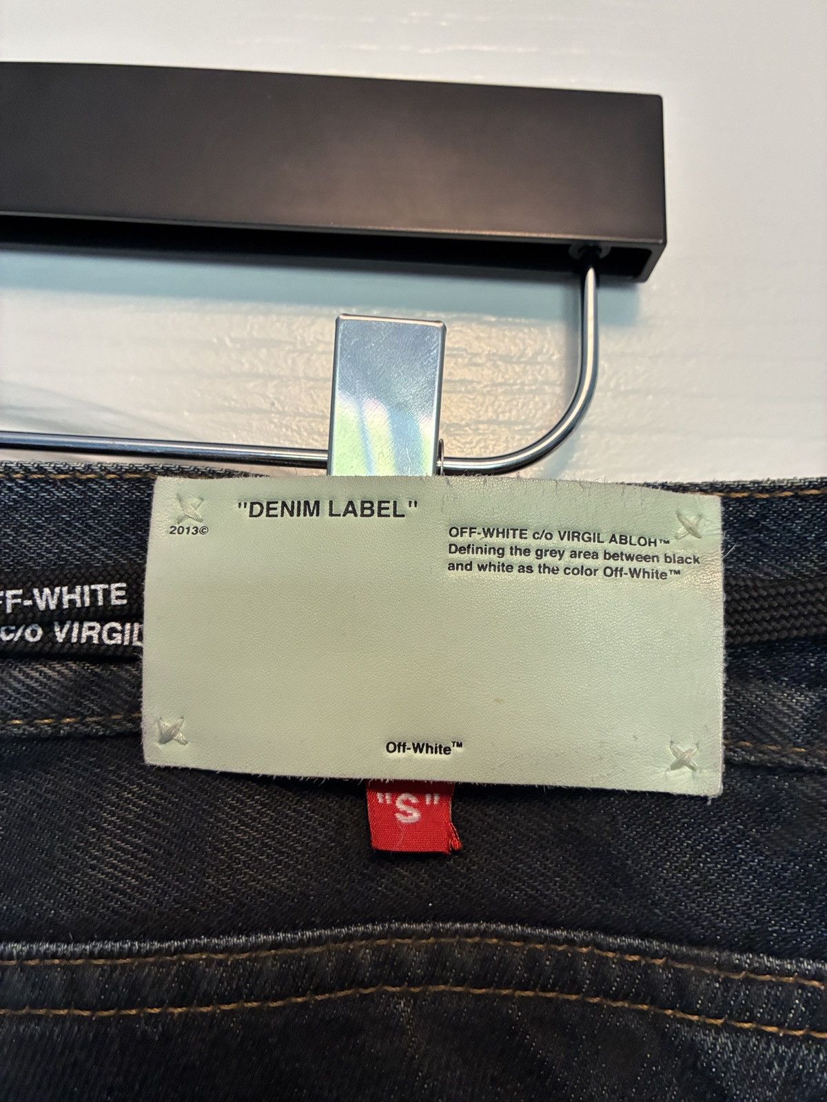 Off-White Off-White Blue Distressed Demin Size US 32 / EU 48 - 3 Thumbnail