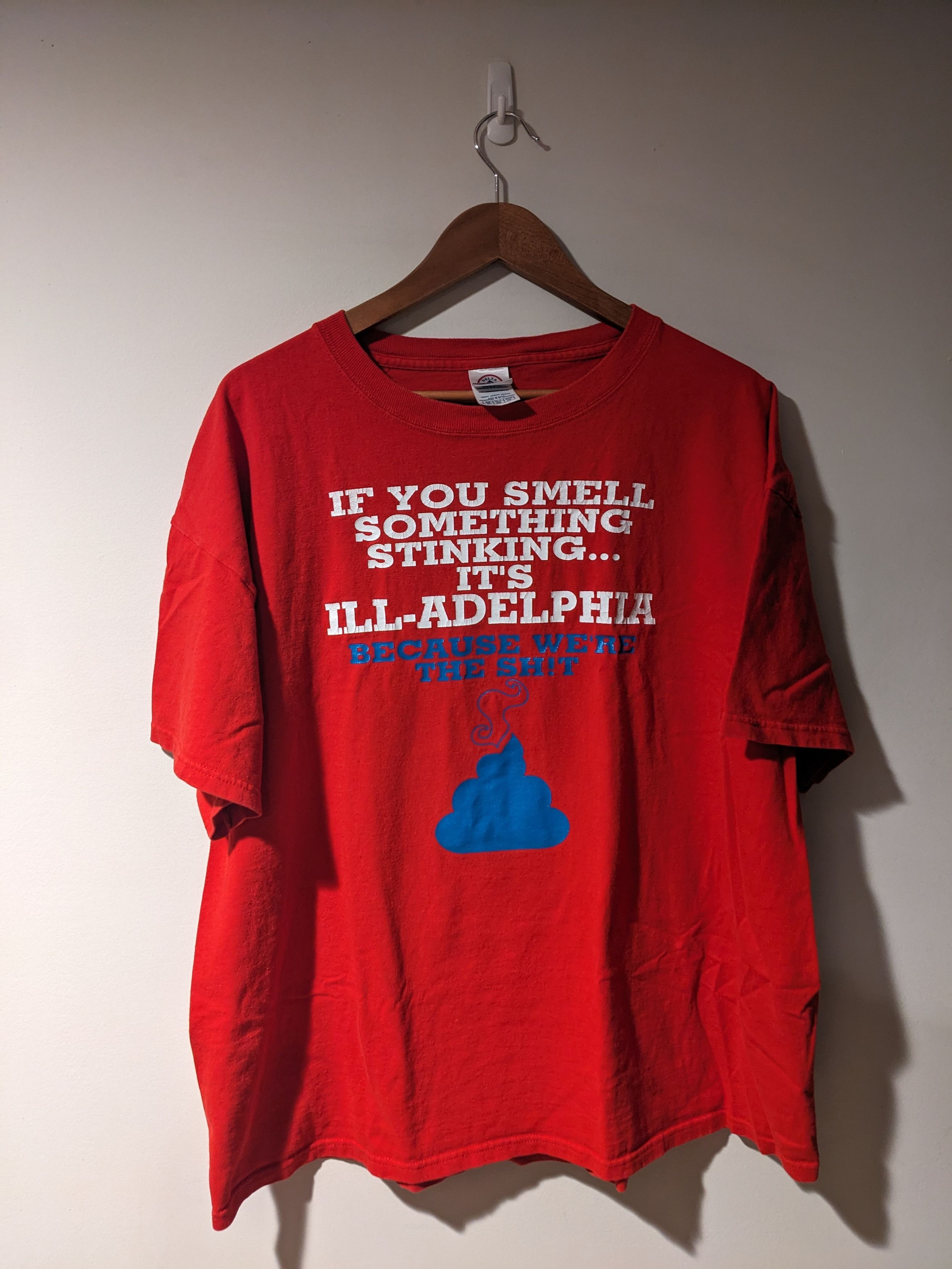MLB × Vintage Vintage Y2K Philadelphia Phillies MLB Baseball Smell T-Shirt Size US XL / EU 56 / 4 - 1 Thumbnail