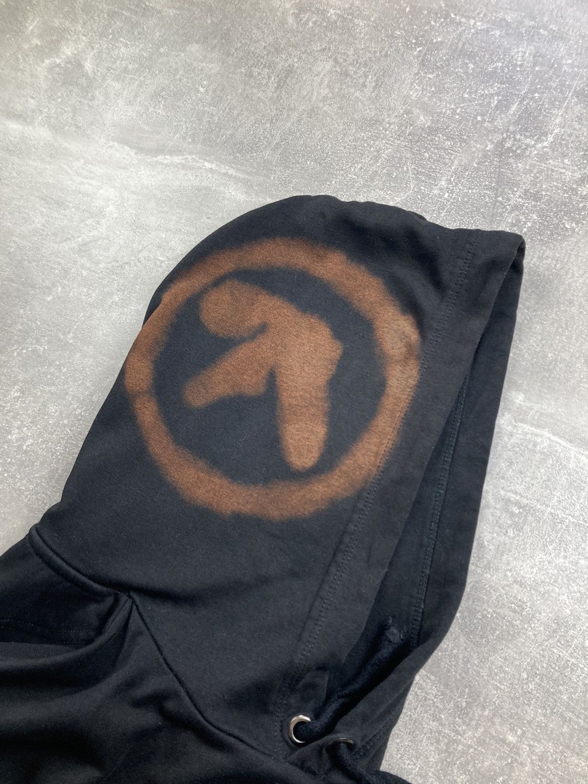 Apex Aphex Twin hooded logo Y2K black hoodie supreme style Size US M / EU 48-50 / 2 - 5 Thumbnail
