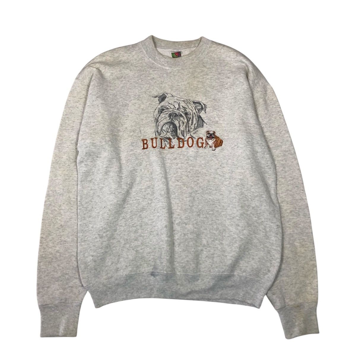 Vintage 📌Vintage Sweatshirt Crewneck Bull Dog Big Logo Embroidery Size US L / EU 52-54 / 3 - 1 Thumbnail