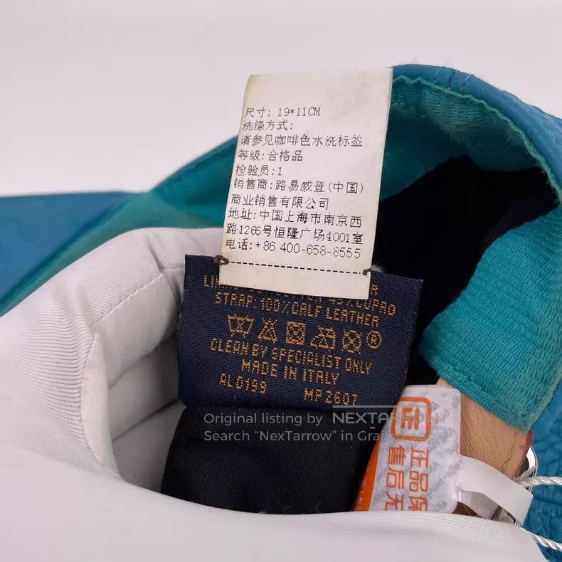 Louis Vuitton Louis Vuitton Blue dark embroidered full print cap Size ONE SIZE - 9 Thumbnail