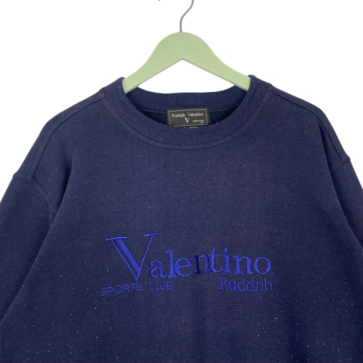 Vintage Vintage Valentino Rudolph Sweatshirt Logo Navy Blue Size M Size US M / EU 48-50 / 2 - 4 Thumbnail