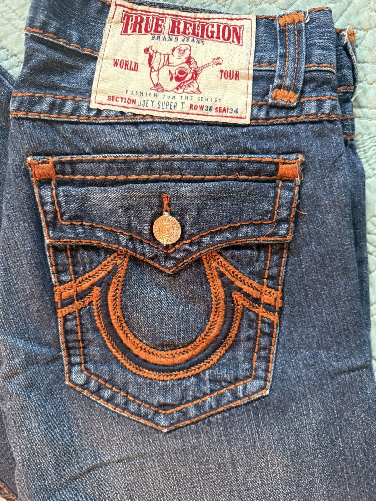 True Religion True Religion Jeans Size US 36 / EU 52 - 2 Thumbnail