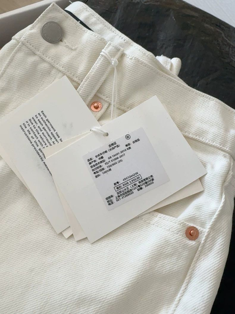 Alexander Wang Alexander Wang White Denim Jeans- Size 25" / US 0 / IT 36 - 5 Thumbnail