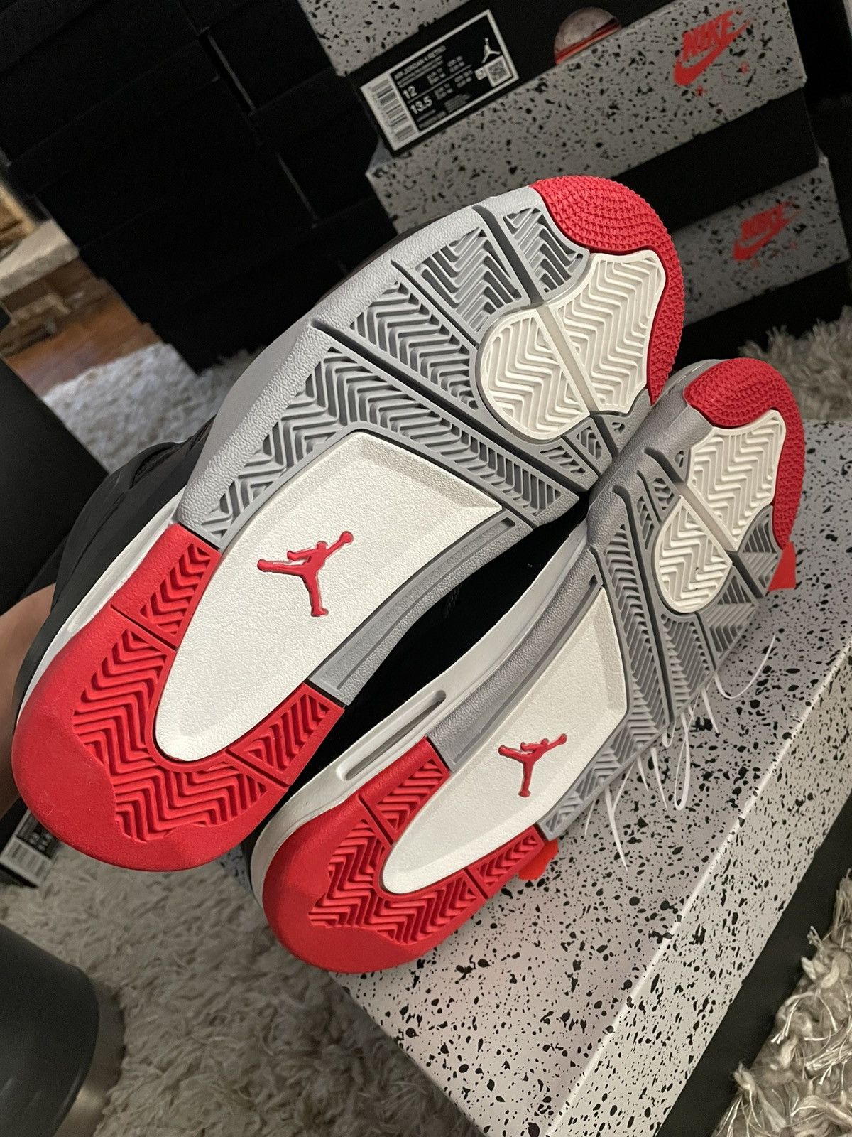 Jordan Brand Jordan 4 Bred Reaimgined Size US 6.5 / EU 39-40 - 8 Thumbnail