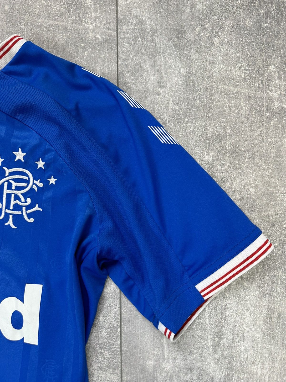 Hummel × Vintage Men’s Hummel Rangers football soccer shit jersey Size US S / EU 44-46 / 1 - 6 Thumbnail