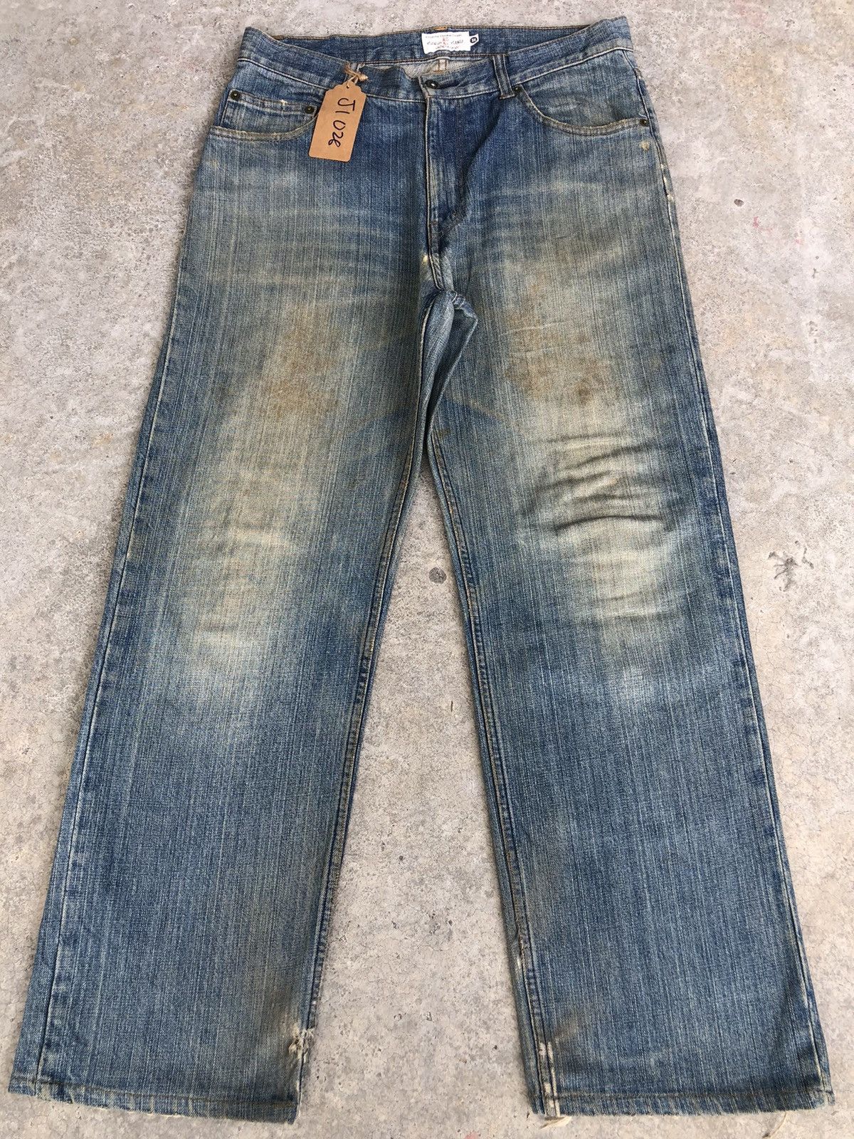 Karakuri Tamashii Karakuri Tamashii Embroidered Jeans Distressed Jeans Size US 32 / EU 48 - 2 Thumbnail