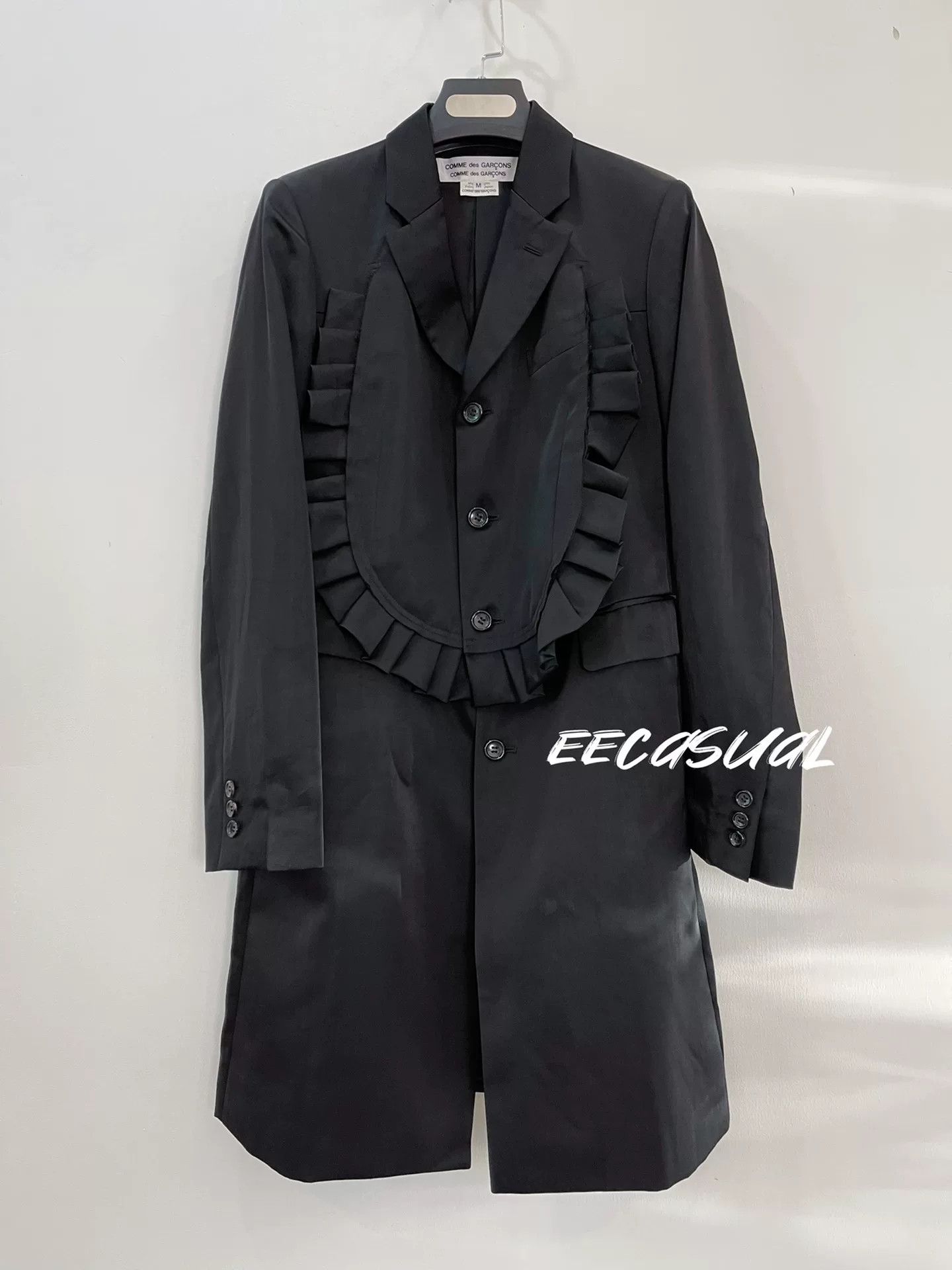 Comme des Garcons Commes des Garçons Long Black Coat Size M / US 6-8 / IT 42-44 - 1 Thumbnail