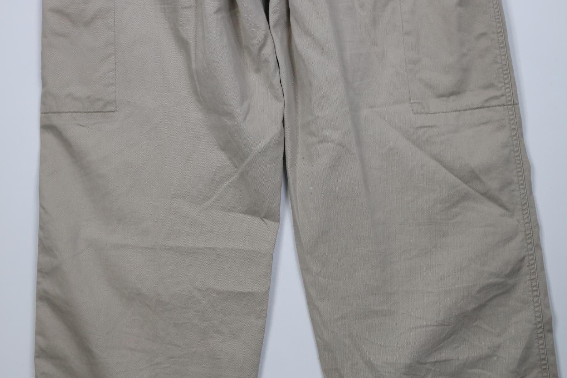 Express Vintage Y2K 2002 Express Baggy Wide Leg Cargo Pants Beige Size US 36 / EU 52 - 13 Thumbnail