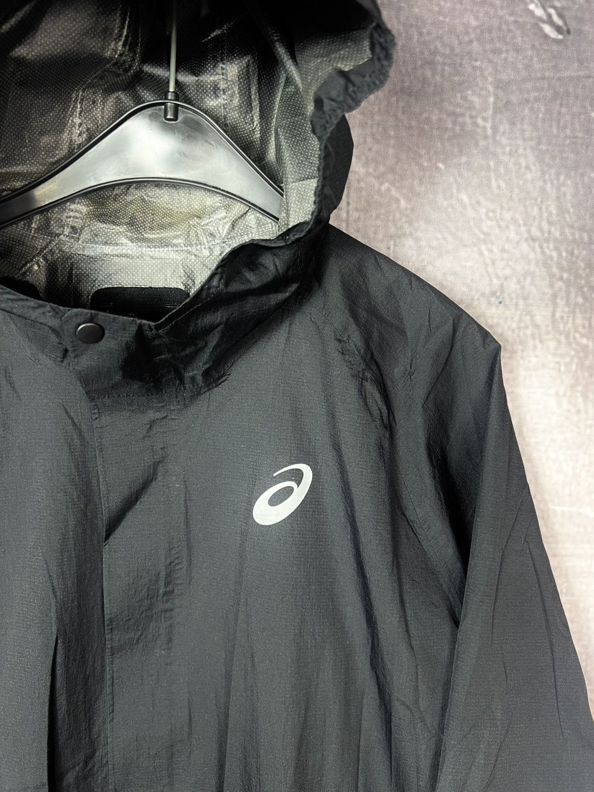 Asics Asics Black Tech Shell Running Jacket Gorpcore Style Size US M / EU 48-50 / 2 - 9 Thumbnail