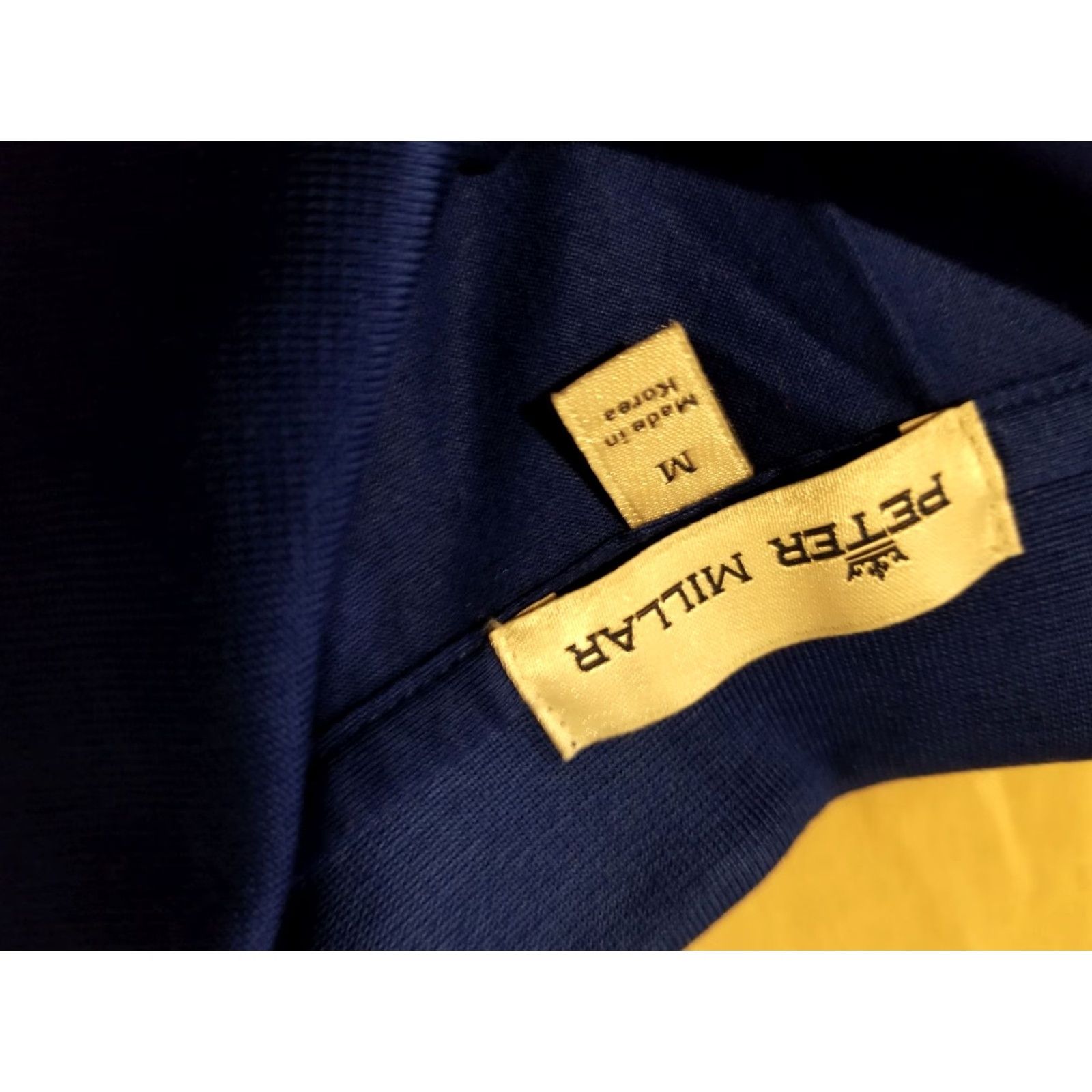 Peter Millar Peter Millar Polo Shirt M Medium Blue Cotton Mens Size US M / EU 48-50 / 2 - 3 Thumbnail