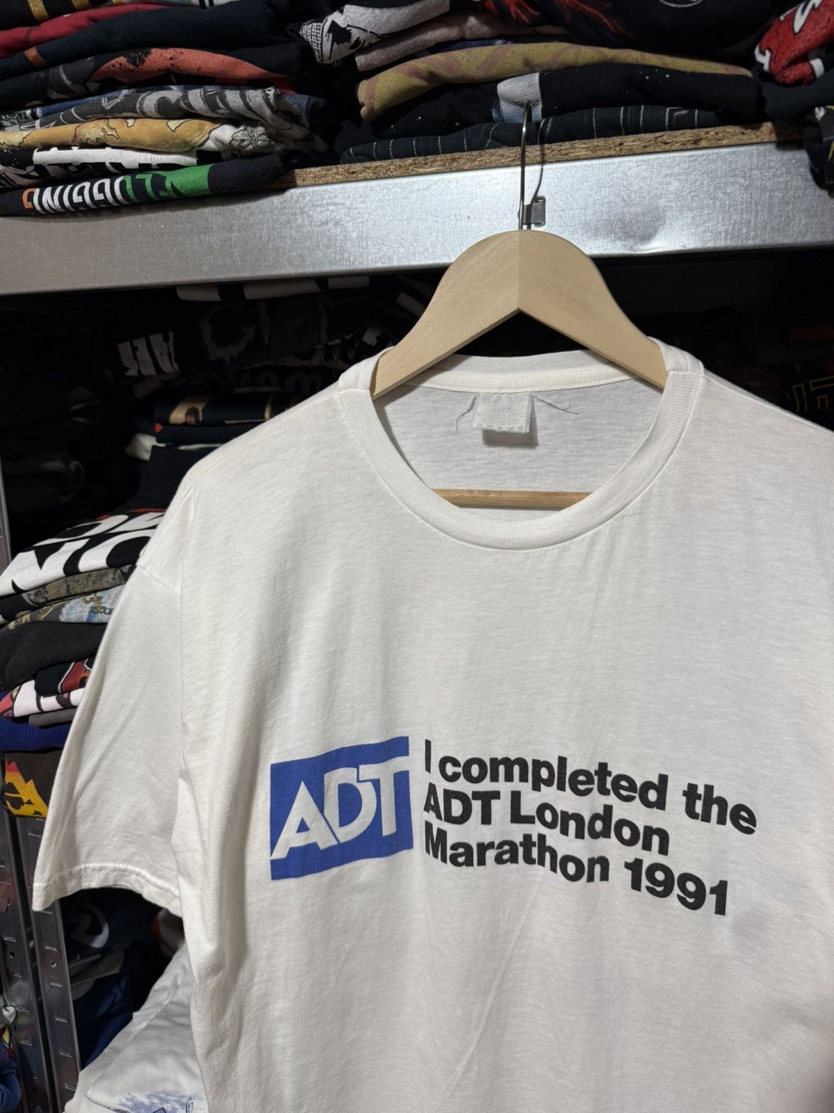 Vintage Vintage 1991 London Marathon A Day To Remember T-Shirt Size US L / EU 52-54 / 3 - 3 Thumbnail