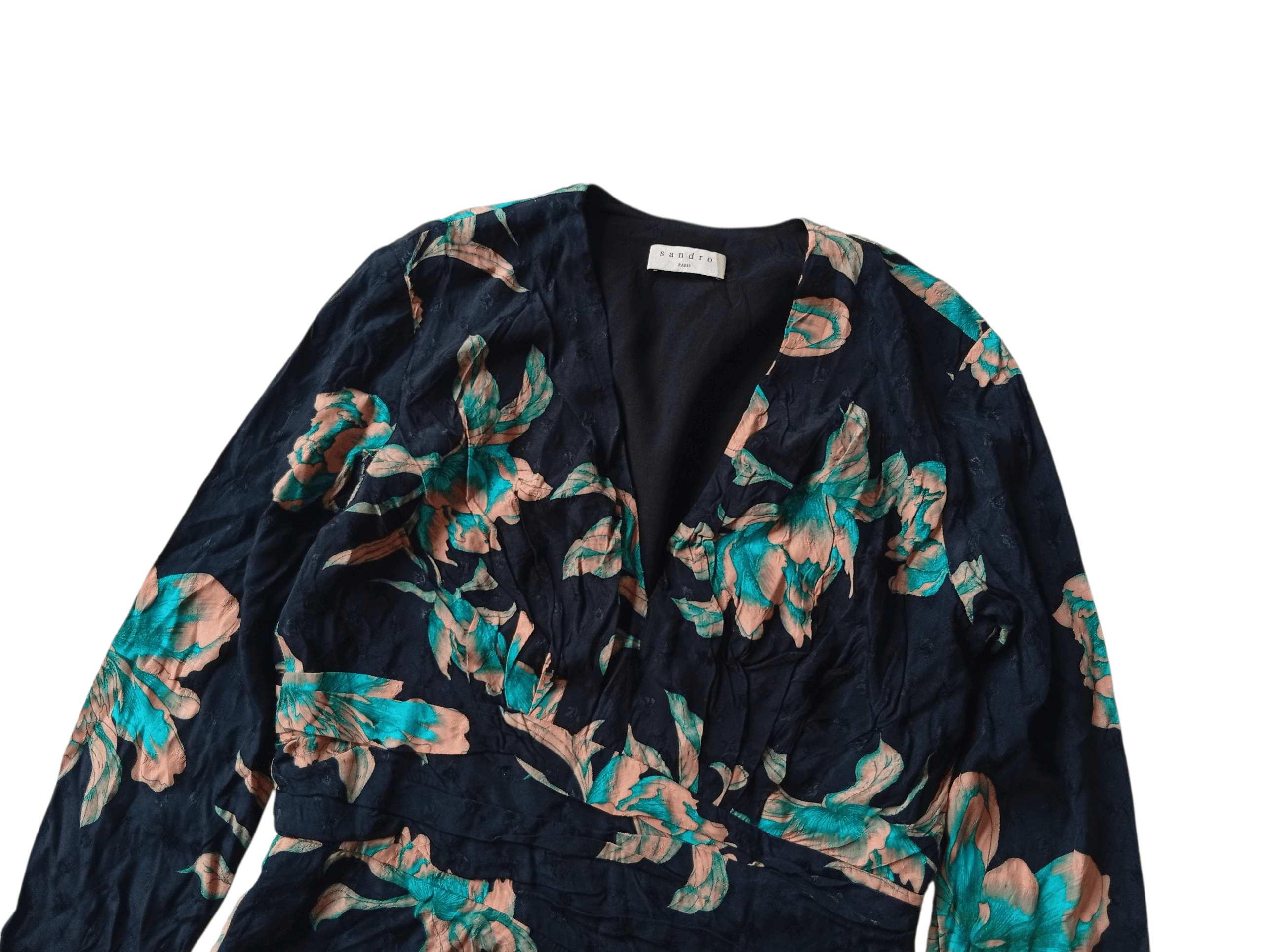Sandro Sandro viscose floral dress Size S / US 4 / IT 40 - 2 Thumbnail