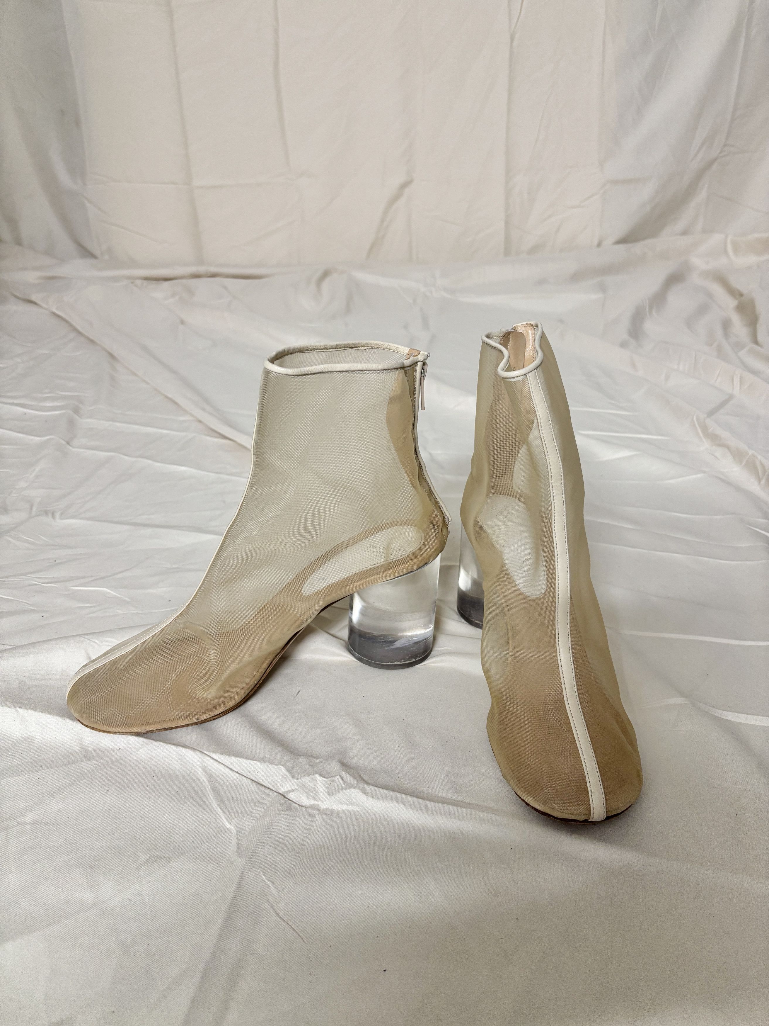 Maison Margiela Maison Margiela SUPER RARE Nude Sock Boots, early 2000's Size US 9.5 / IT 39.5 - 3 Thumbnail