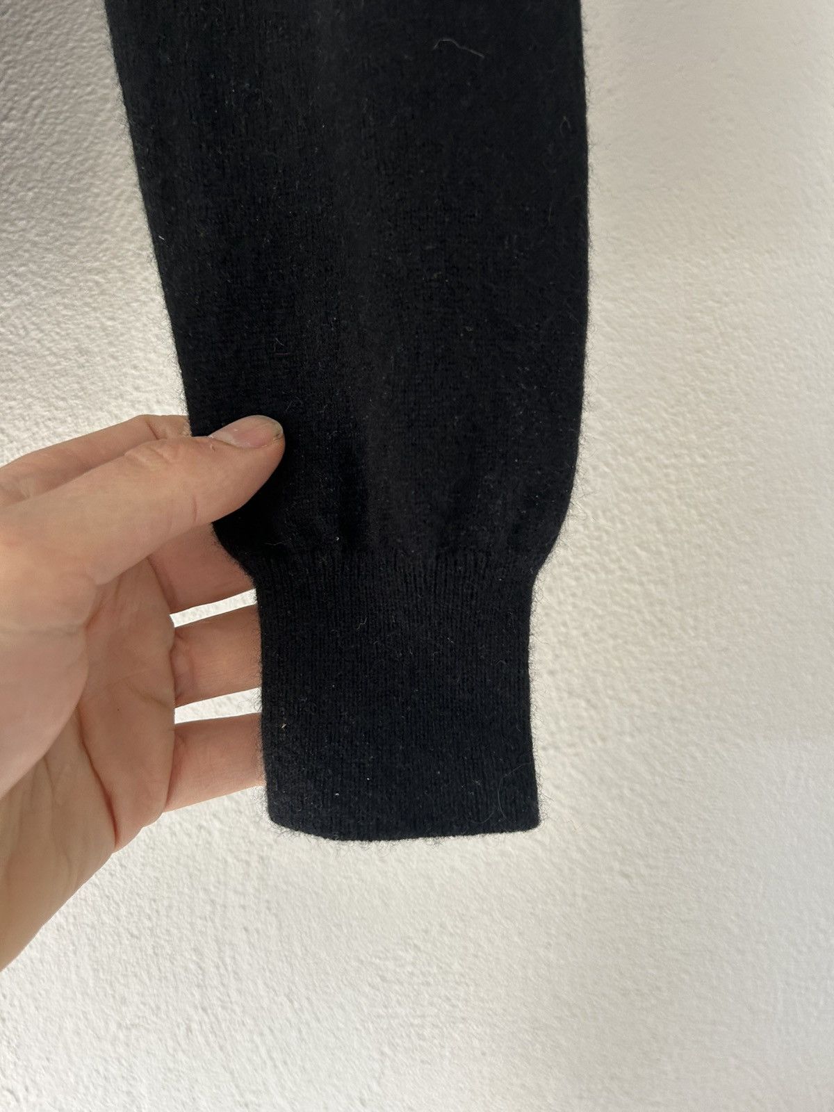 Prada Black V-Neck Sweater – Size 46 Size US S / EU 44-46 / 1 - 10 Thumbnail